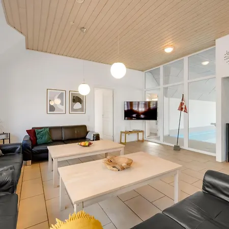 Large With Pool, Hot Tub And Activity In Husby Holiday home Ulfborg